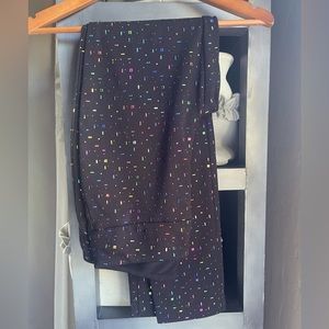 Funfetti leggings Joseph Ribkoff black confetti leggings size large